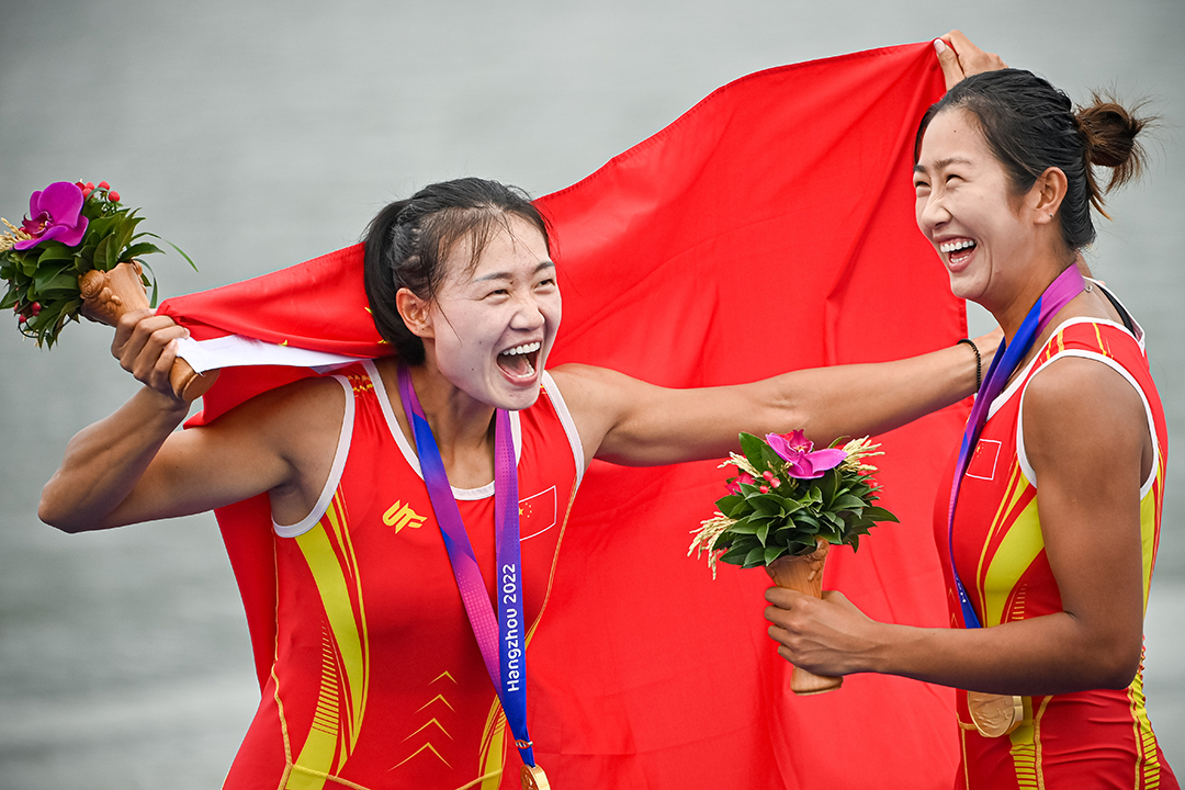 [In Photos] China Wins 20 Gold Medals on First Day of Asian Games in