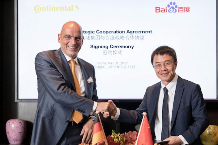 Baidu Teams Up With Bosch in Second German Deal in Two Days