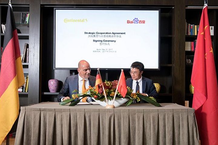 Germany's Continental AG Partners With Baidu, NextEV to Develop Electric Cars and Automated Driving