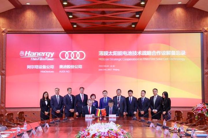 Audi, Hanergy Team Up to Develop Solar-Powered Car Roofs, Increase Range of NEVs