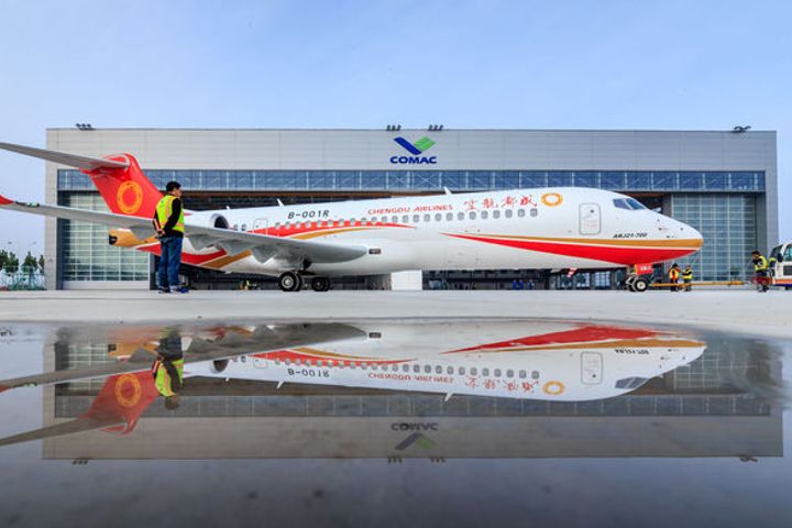 COMAC Delivers Third ARJ21 Plane to Chengdu Airlines, First Since Beginning Mass Production