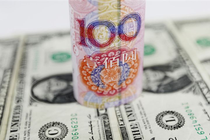 Yuan-Dollar Central Parity Rate Set by PBOC Down 44 Basis Points