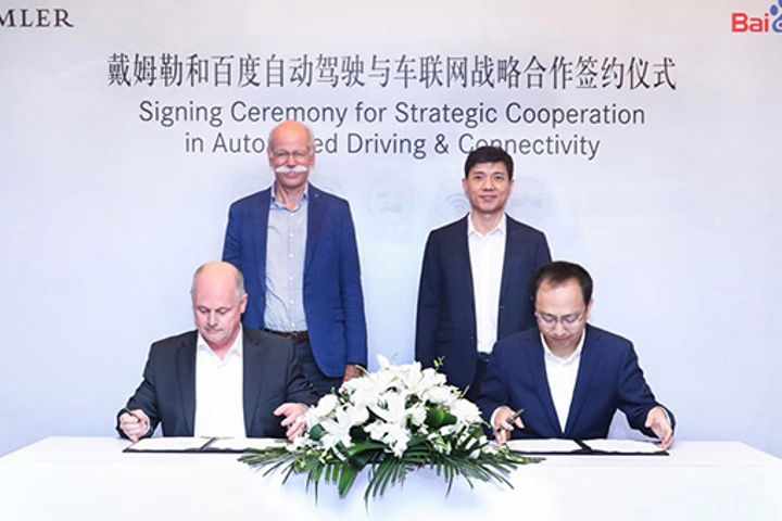 Daimler, Baidu Shore up Ties in Autonomous Driving, Vehicle Connectivity