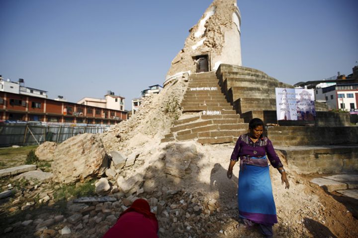 China's Engineering Firm Gets to Help Rebuild the Collapsed Dharahara Tower in Nepal