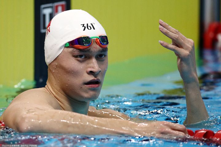 Chinese Olympian Sun Yang Threatens to Sue Sunday Times Over Doping Test Report