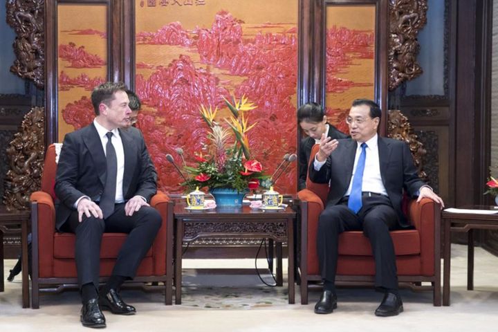 Chinese premier meets Tesla CEO 