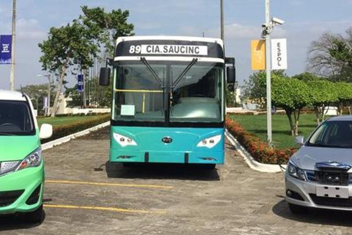 BYD Electric Buses Arrive in Ecuador
