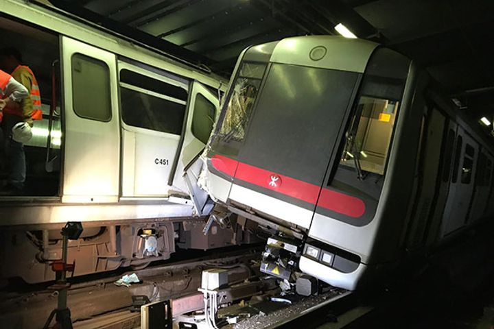 Drivers Are Hurt as Trains Collide in Hong Kong Subway Test