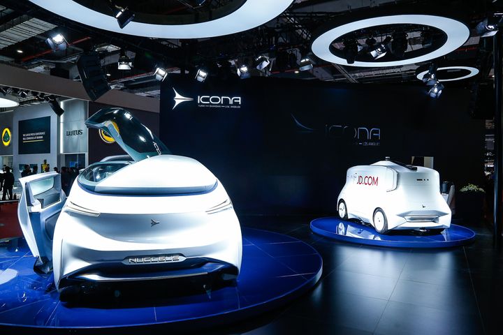 Italian Design Studio Icona Displays Three AI Car Designs at Shanghai Auto Show 