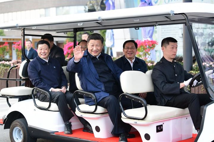 Xi Goes to Shanghai on Inspection Tour