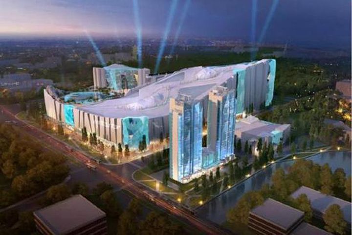 リンギャングに世界最大の屋内スノーセンターを建設する上海建設