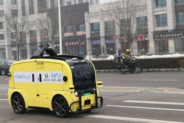 Meituan Dianping Starts Unmanned Grocery Deliveries on Beijing's Open Roads