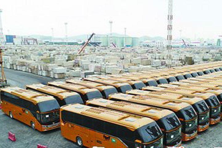 Chinese Company Exports 213 Buses to Saudi Arabia