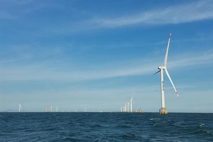 China’s Links World’s Second-Largest Offshore Wind Turbine to Power Grid