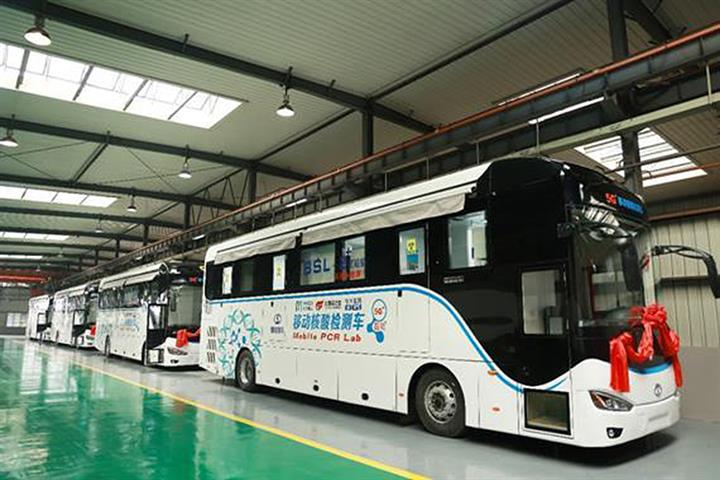 China Delivers First Smart Mobile Lab for Covid-19 Testing 