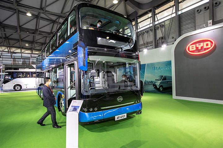 BYD's Shares Jump to All-Time High After Winning Biggest Electric Bus Deal Abroad