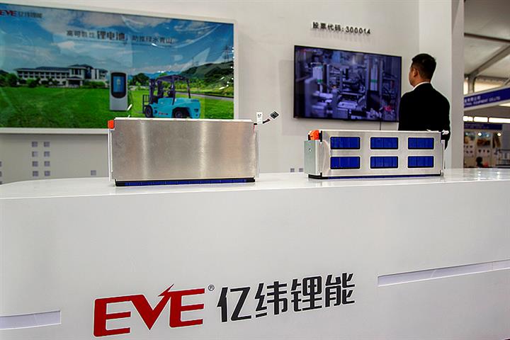 China’s Eve Energy Jumps After Committing Extra USD600 Million to New Battery Plant