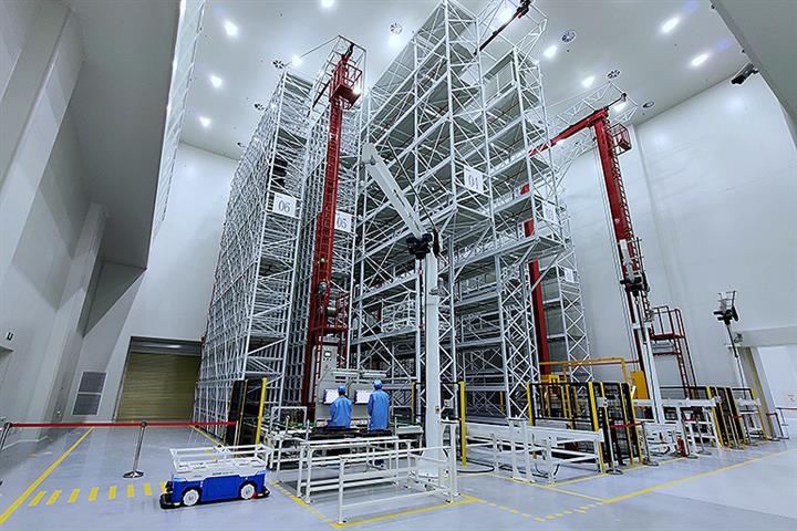 First Satellite Rolls Off Smart Mass Production Line in China’s Wuhan