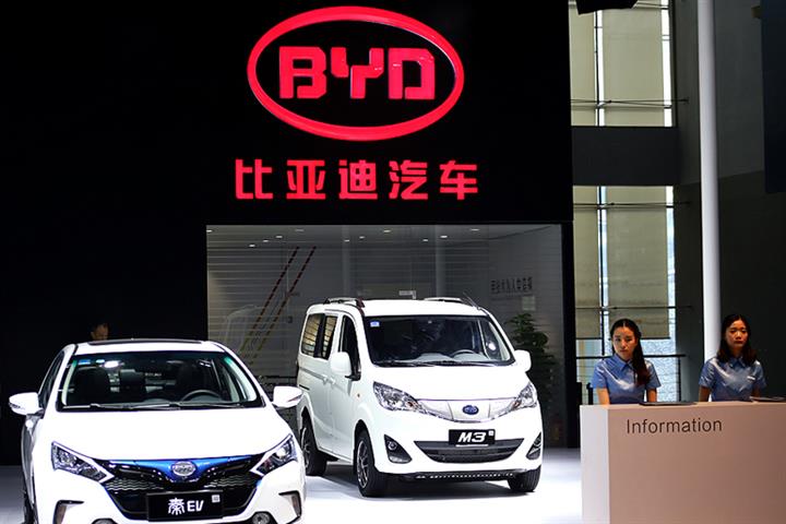 BYD's Shares Jump After Chinese Carmaker Reveals Nearly Tripled NEV Sales in June