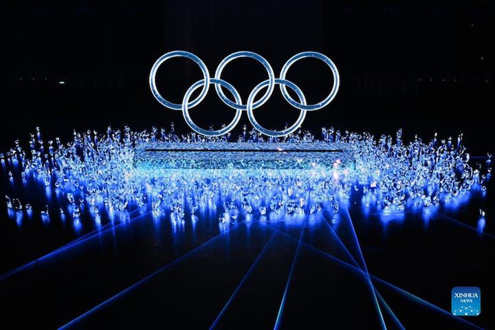 [写真で] 北京でオリンピック開会式が始まる