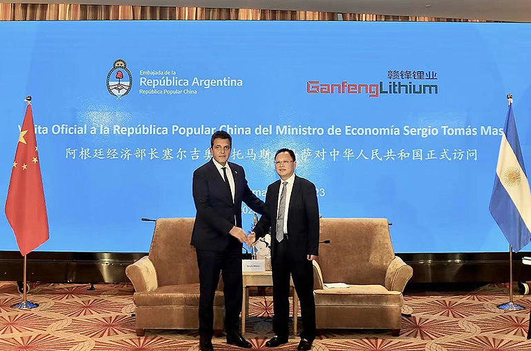 Ganfeng Lithium Discusses New Project, Yuan Settlement Plans With Argentina’s Economy Minister