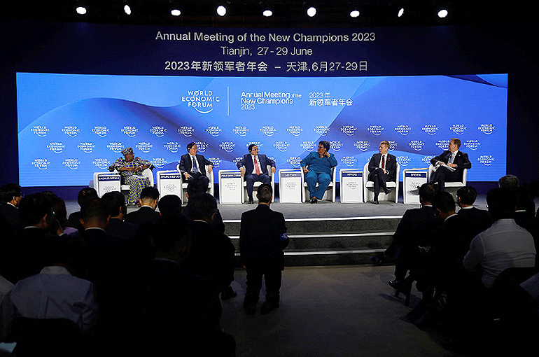 [In Photos] Global Leaders Attend Summer Davos in China