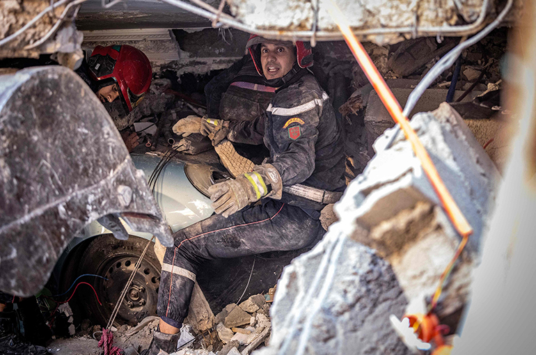 [In Photos] Shanghai Medical Team in Morocco Helps Out After Massive Quake Hits African Country