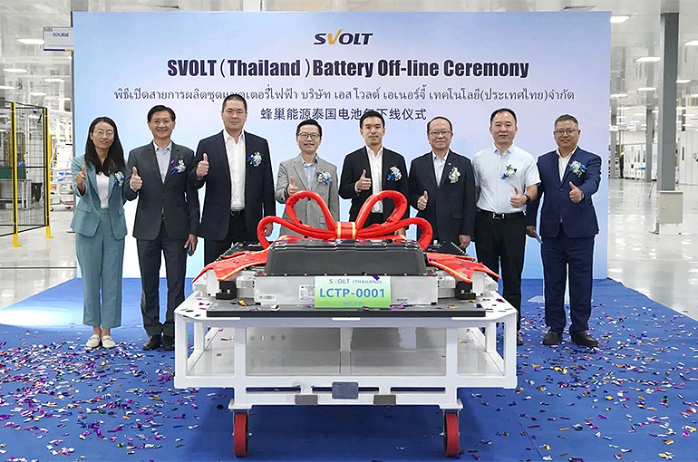 First Battery Pack From Svolt’s Thai Plant Rolls Off Production Line