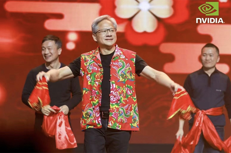 Nvidia’s CEO Visits Chinese Mainland for First Time Since Pandemic