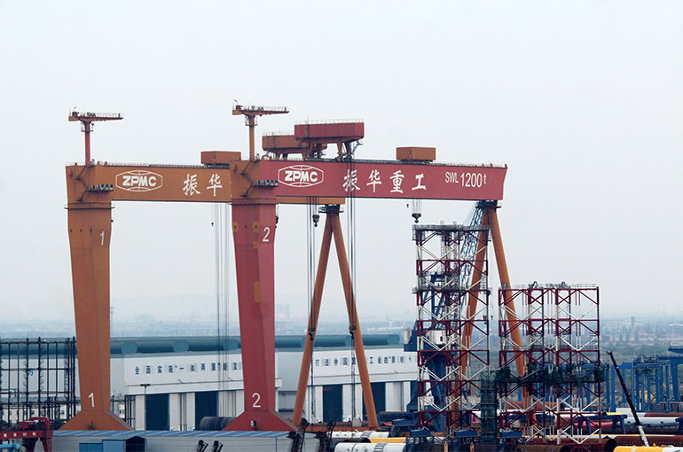ZPMC's Shares Drop After US Flags Potential Security Issue With China-Made Port Cranes