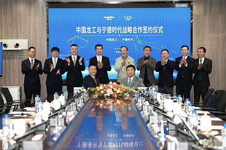 CATL, Lonking Partner on Electric Construction Machinery
