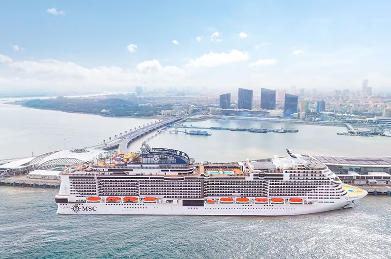 MSC Returns to Chinese Mainland With Largest Cruise Line Flagship in Asia