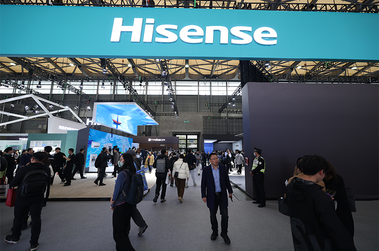 Chinese TV Firm Hisense's Two Main Units Post Annual Earnings Jump