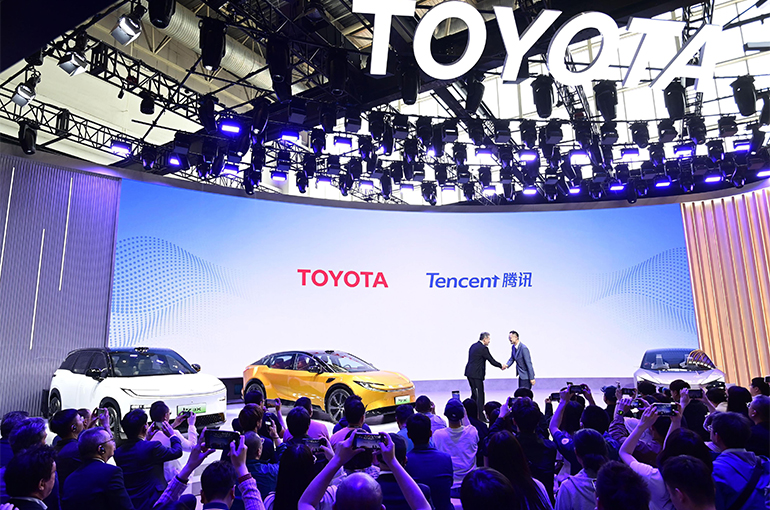 Toyota, Tencent Ally to Build Digital Ecosystem for EVs in China
