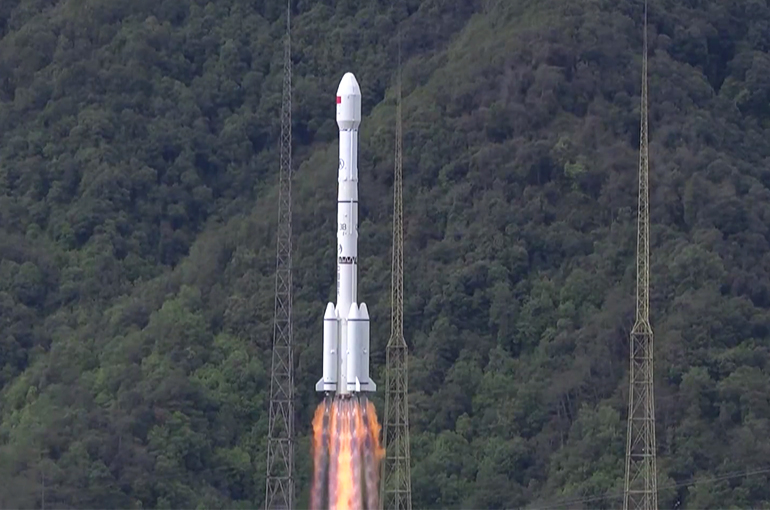 China Launches First Medium Earth Orbit Broadband Satellite