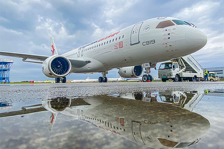 China Eastern Airlines Adds Sixth C919 Airliner a Year After Jet Entered Service