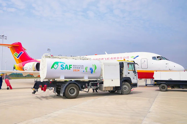 China’s Homegrown Aircraft Complete First Test Flight Using Sustainable Aviation Fuel