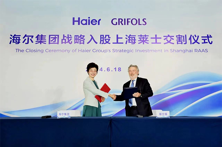 Chinese White Goods Giant Haier Gets Greenlight to Take Control of Blood Products Firm RAAS