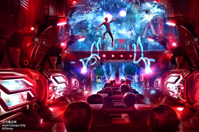 Shanghai Disney Resort to Build Spiderman-Themed Roller Coaster