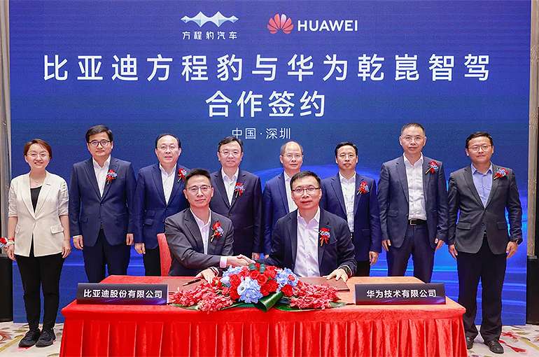 BYD, Huawei Team Up on Smart Driving