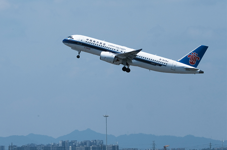 China Southern's First C919 Jet Makes Maiden Commercial Flight