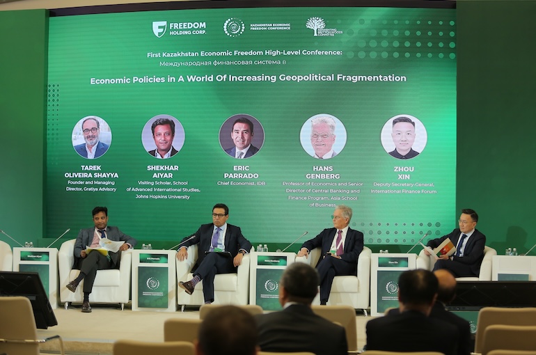 IFF Official Talks Geoeconomic Fragmentation at Inaugural Kazakh Economic Meeting