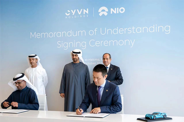 China's Nio Enters MENA Region; to Set Up Smart Driving R&D Center in Abu Dhabi