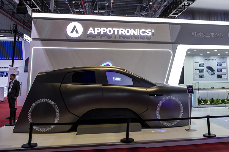 China's Appotronics Lands Display Gear Order for New Model of Huawei, BAIC Bluepark EV Brand