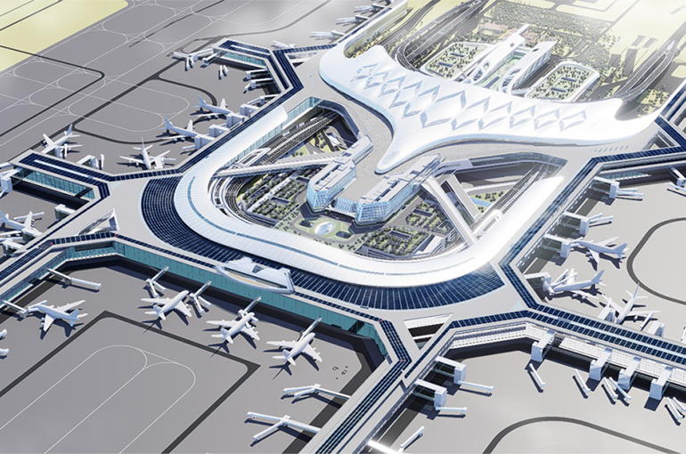 Shanghai’s Pudong Airport Starts Work on Third Terminal