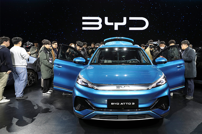 China’s BYD to Enter South Korean Market for Passenger EVs