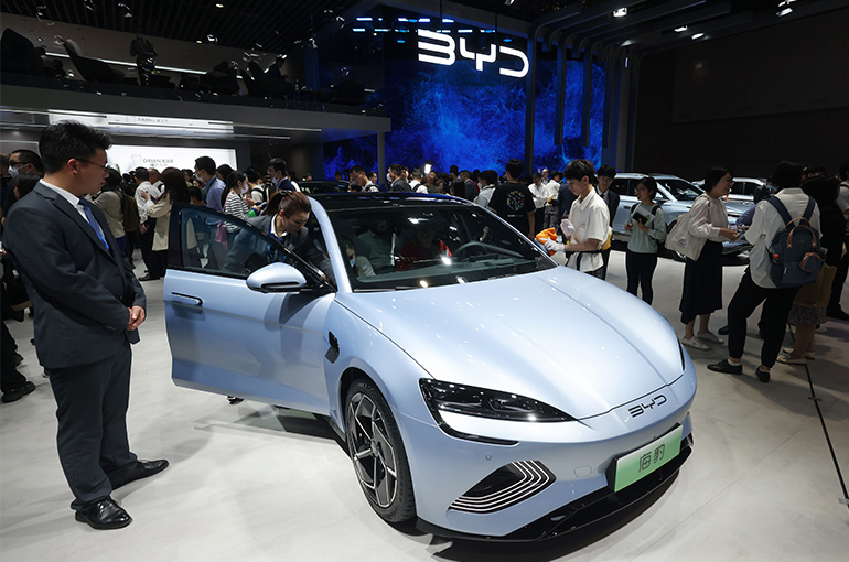 China's BYD to Equip Its New God's Eye Self-Driving System on All Its NEV Models