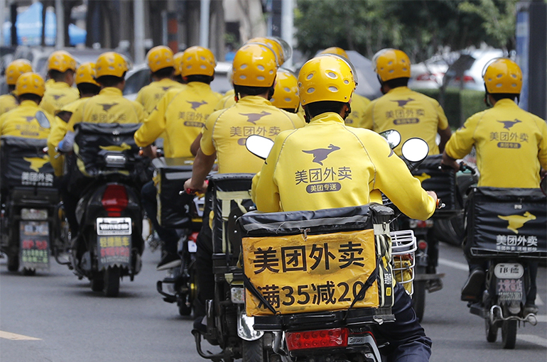 China’s JD.Com, Meituan to Offer Social Insurance for Food Delivery Riders