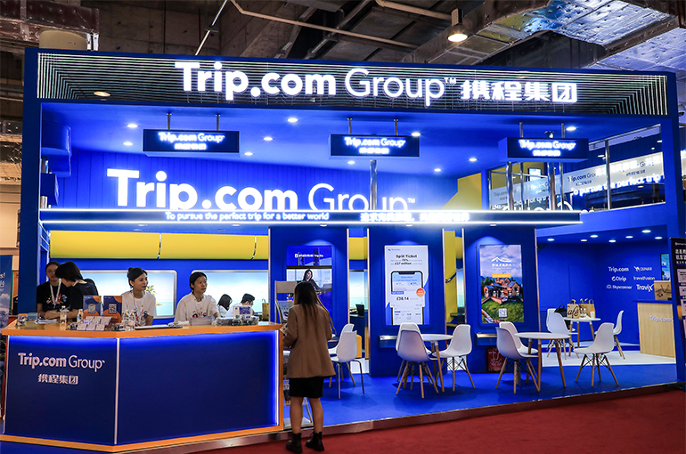 Trip.Com Climbs After Chinese Online Travel Giant's Annual Profit Grows 72%