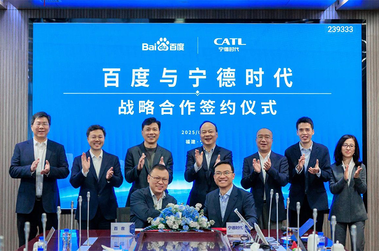 China's Baidu, CATL Ally on Self-Driving, AI Tech